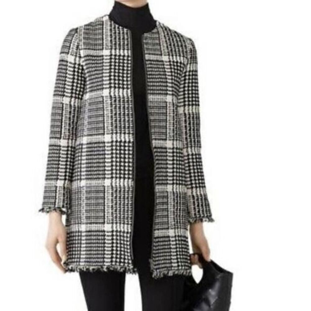 Cupcakes and Cashmere Black and White Jacket size M